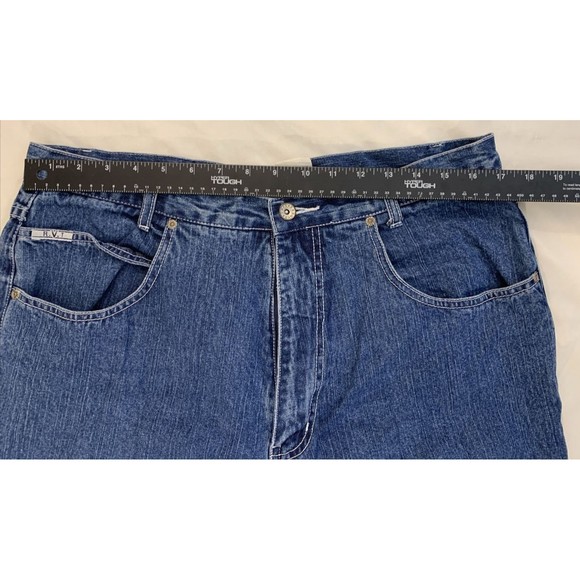 RVT Serve Piping Hot Women's Blue Jeans Denim Size 18 6 Pockets - Picture 10 of 13